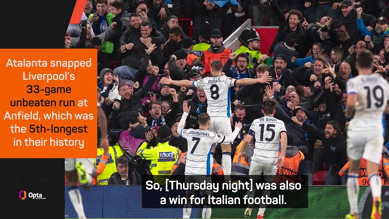 Atalanta defeating Liverpool 'a win for Italian football' - Gasperini