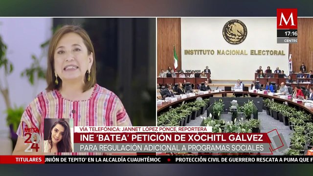 INE niega petición de Xóchitl Gálvez para regular programas sociales durante el periodo electoral