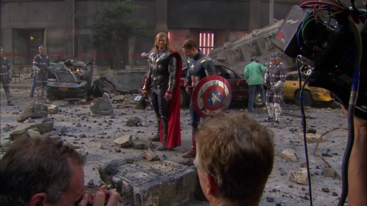 VINGADORES ( 2012) MAKING OF com Chris Hemsworth & Chris Evans