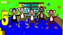Five Little Monkeys Fünf kleine Affen Zweisprachiges Kinderlied Yleekids
