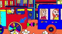Las ruedas del bus, coche, tractor. Canciones infantiles en español Yleekids Español