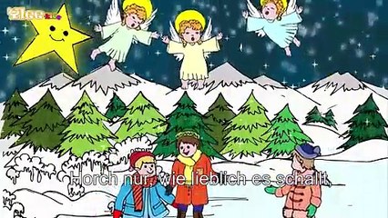 Download Video: Leise rieselt der Schnee Deutsch lernen mit Kinderliedern Yleekids