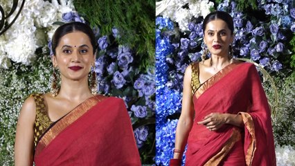 शादी के बाद ही Taapsee Pannu का दिखा ऐसा हाल, सूनी मांग... ना मंगलसूत्र, पति  भी साथ में ना आए नजर!