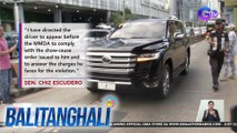 Sen. Chiz Escudero, humingi ng tawad para sa driver ng kamag-anak na nagmaneho ng SUV na hinuli at tumakas sa EDSA Busway | BT