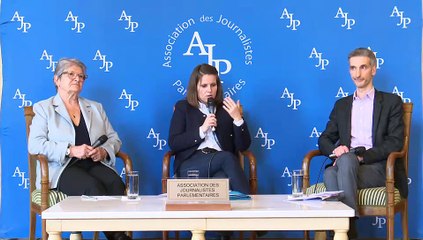 Conférence de presse de l'AJP : Mme Marie Lebec, ministre déléguée chargée des Relations avec le Parlement - Jeudi 11 avril 2024