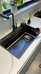 Transform your kitchen with our modern and stylish dishwashing sink.