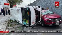 Reportan accidente vial en Naucalpan; hay dos lesionados
