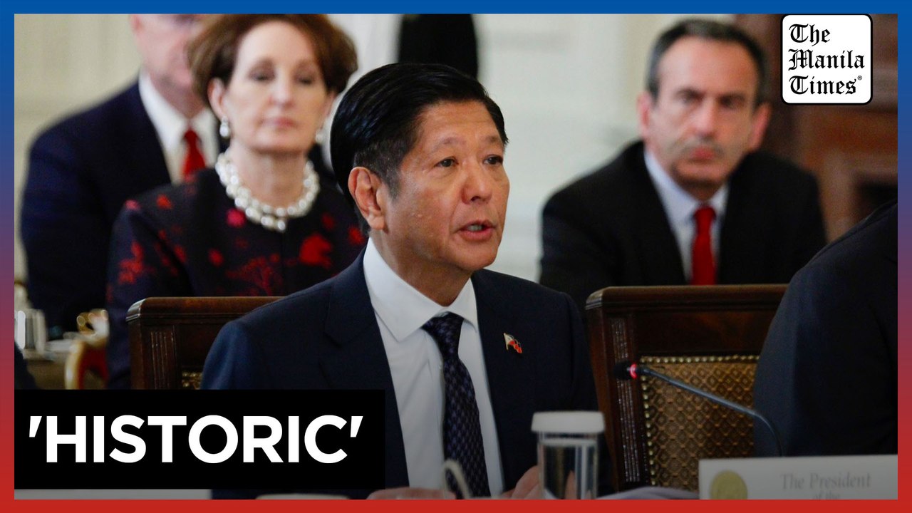 Marcos arrives at White House for Trilateral Summit