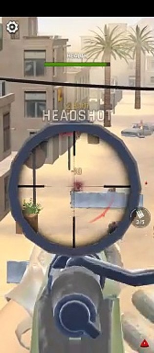 Gun shoot game play