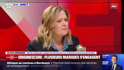 L'Origine-score permettra "de savoir quelle est la provenance des ingrédients du produit", détaille Olivia Grégoire