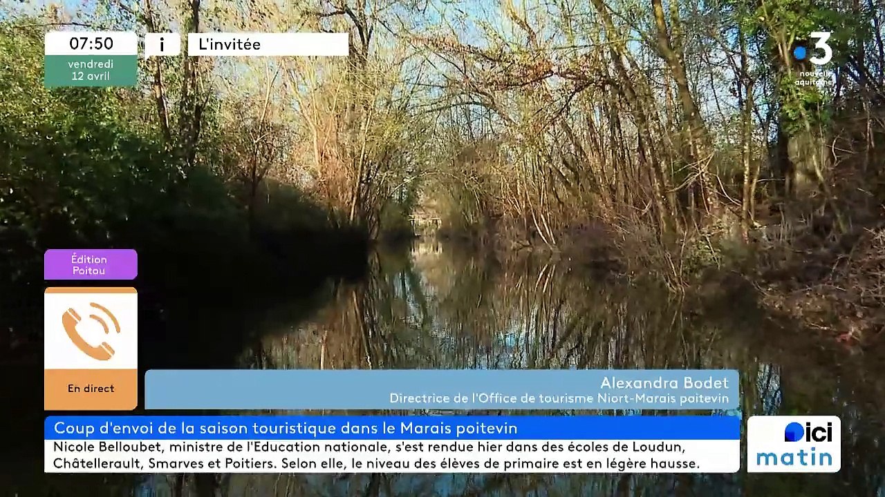 12/04/2024 - Le 6/9 de France Bleu Poitou en vidéo