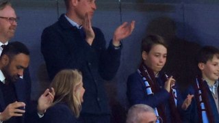 Vater-Sohn-Zeit beim Fußball: William und George feuern Aston Villa an