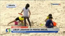 Lebaran Hari Kedua, Warga Padati Pantai Ancol, Jakarta Utara