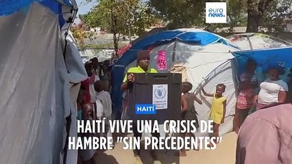 Haití vive la hambruna más crítica del país de los últimos 12 años