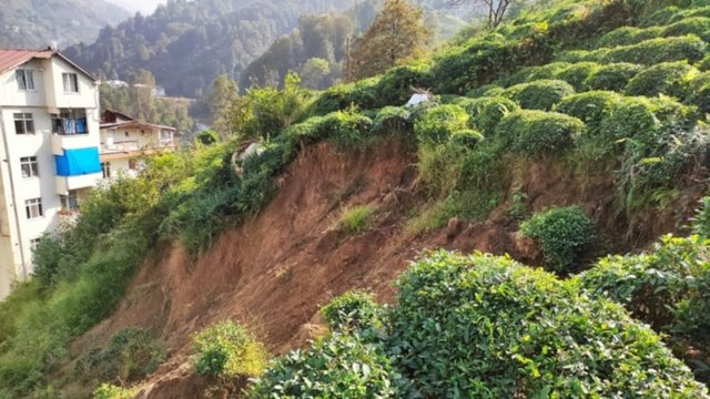 Karadeniz'de 'heyelan' tehlikesi