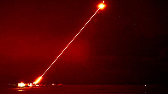 ‘World-leading’ laser beam that travels at speed of light to be fitted on Royal Navy ships by 2027