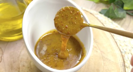 Salsa de miel y mostaza - Cocina Fácil