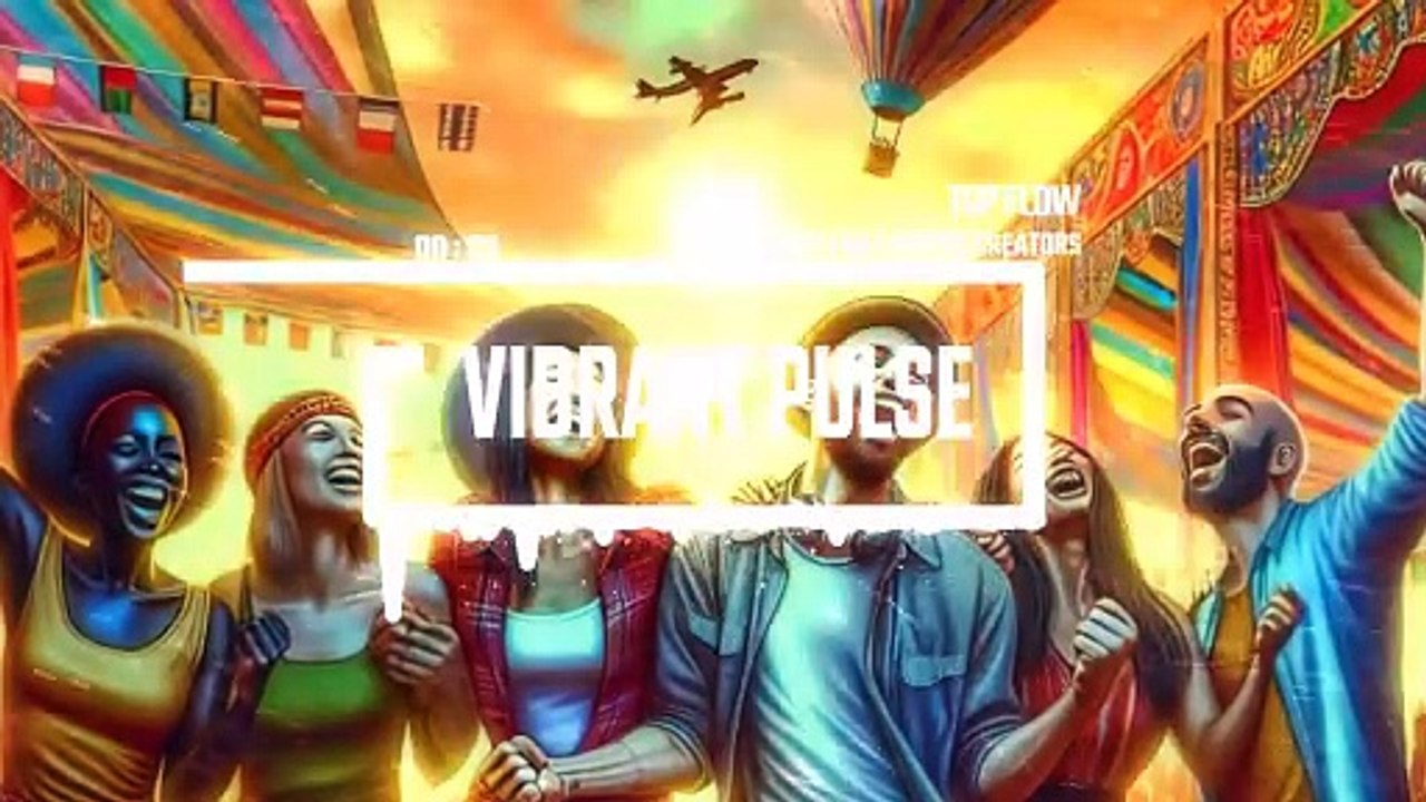 (Music For Content Creators) - Vibrant Pulse, Vlog & Background Music by Top Flow