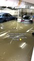 Cars in Basement Garage Get Submerged in Flood Water in Burwood, New South Wales