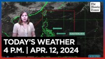 Today's Weather, 4 P.M. | Apr. 12, 2024