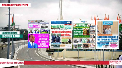 Titrologue 12-04-2024/ Ouattara au Général Oligui N'guema:'' La Côte d'Ivoire sera à vos côtés ''
