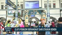 Hari Ketiga Lebaran, PT KAI Daop 1 Catat 23.875 Pemudik Berangkat dari Stasiun Pasar Senen