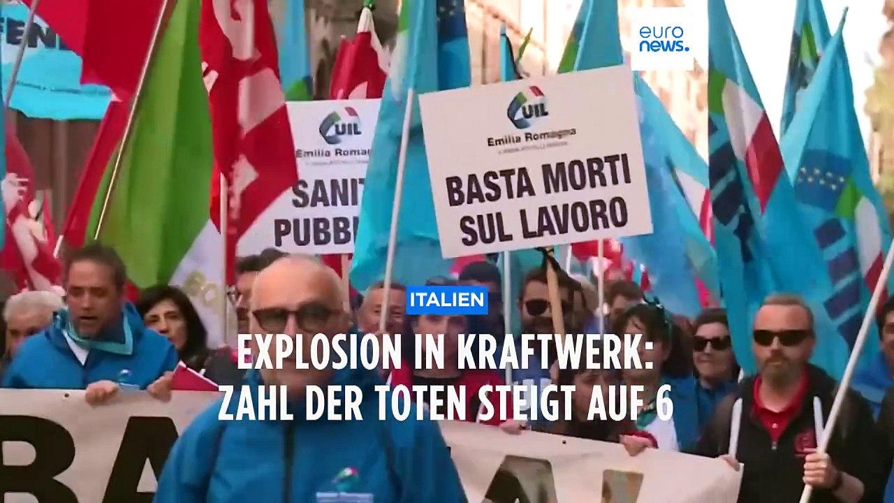 Sechs Tote nach Explosion in Wasserkraftwerk im Norden Italiens