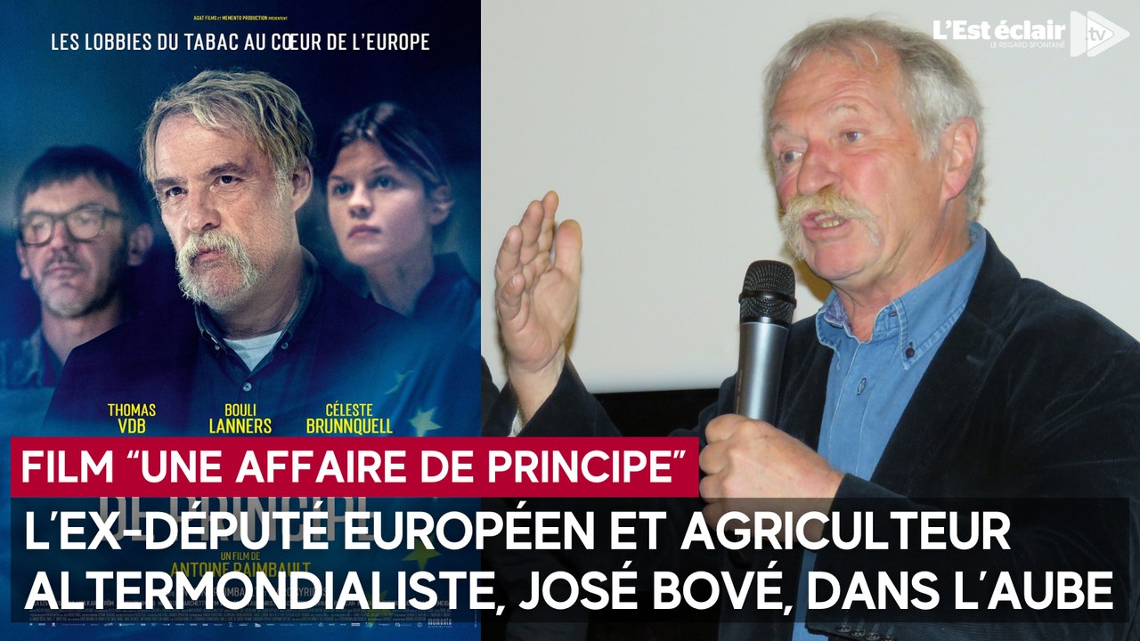 L’ex-député européen et agriculteur, José Bové, dans l'Aube pour le film "Une affaire de principe"
