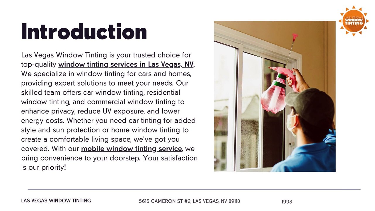 Protect Your Interior with Las Vegas Window Tinting Specialists
