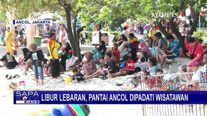 Hari Pertama dan Kedua Lebaran, Lebih dari 100.000 Orang Kunjungi Pantai Ancol!