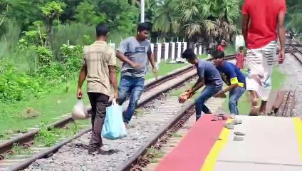 "Watch This: Viral Train Horn Prank on Girl Goes Wrong! Funny Reaction Alert!"
