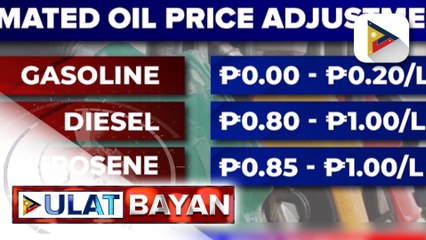 Panibagong oil price increase, nakaamba sa susunod na linggo