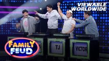 Family Feud: WILBERT ROSS AT TEAM MAGINOO, NA-ALL KILL ANG TRIPLE POINTS ROUND! (Episode 438)