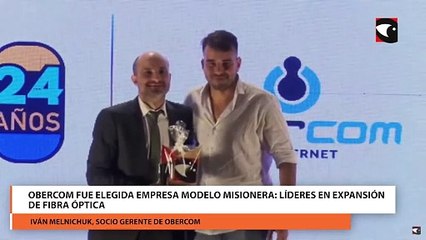 OberCom fue elegida empresa modelo misionera líderes en expansión de fibra óptica