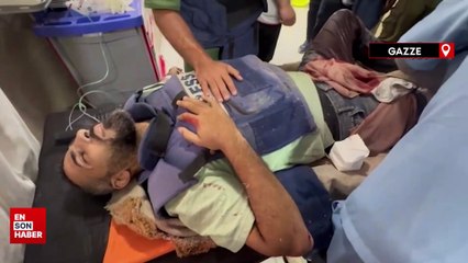 İsrail'in bombalı saldırısı sonucu çok sayıda gazeteci yaralandı