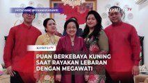 Potret Puan Rayakan Lebaran dengan Megawati, Berkebaya Kuning