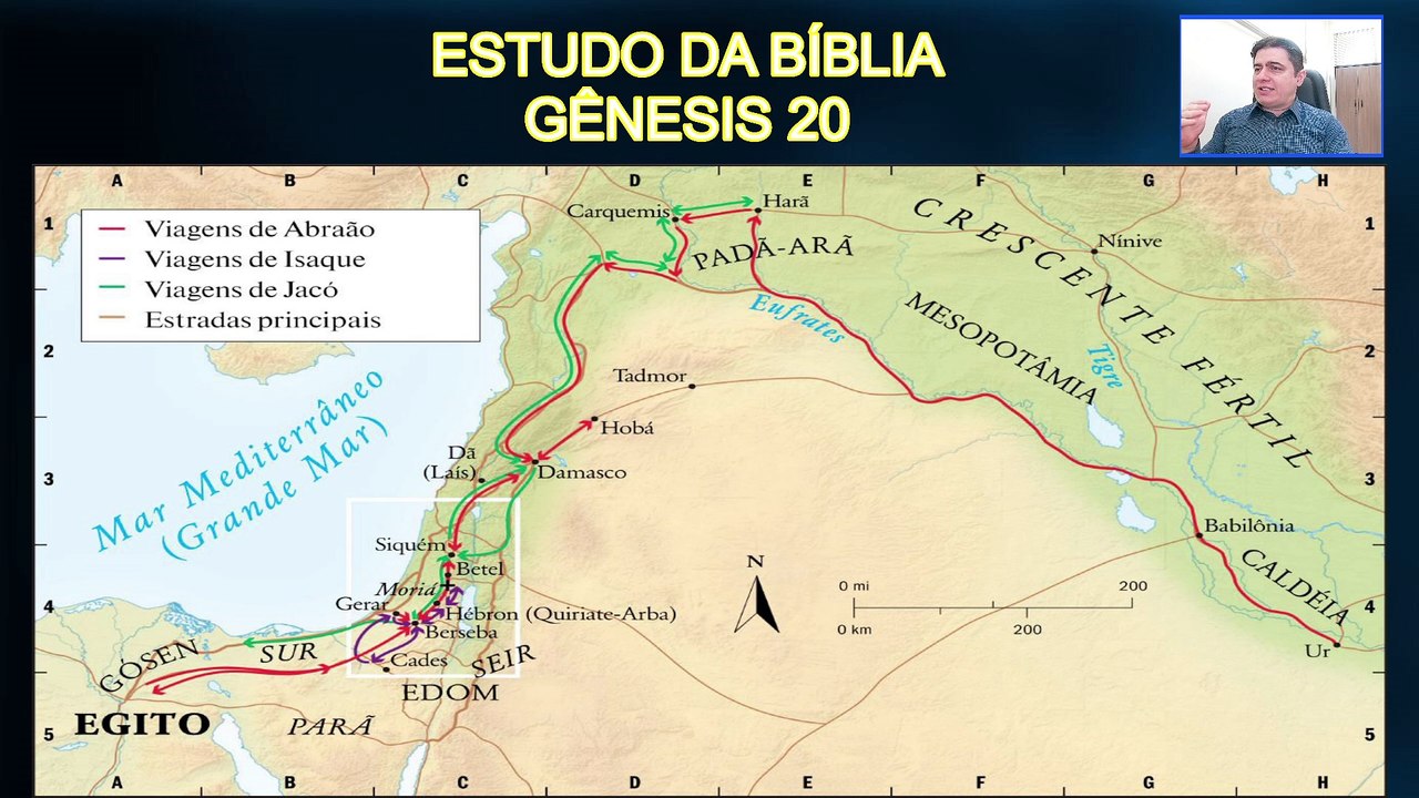 GÊNESIS 20 - ABRAÃO E ABIMELEQUE