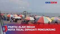 Libur Lebaran Pengunjung Wisata Pantai Alam Indah Kota Tegal Membludak