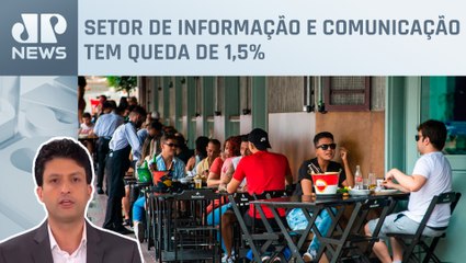 Volume de serviços no Brasil cai 0,9% em fevereiro; Alan Ghani analisa