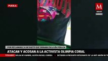Olimpia Coral denuncia acoso por hombres ebrios en Huehuetla, Puebla