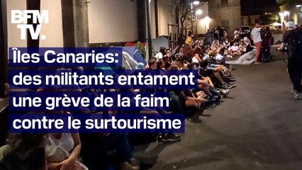 Aux Îles Canaries, des militants entament une grève de la faim pour lutter contre le surtourisme