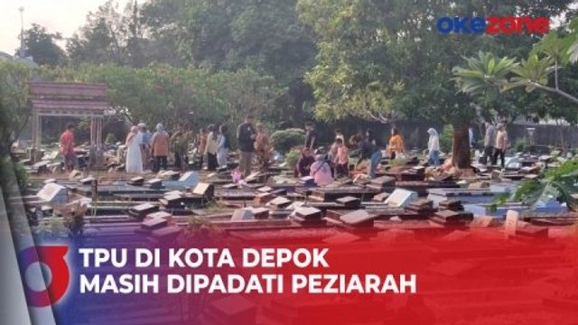 TPU di Kota Depok Masih Dipadati Peziarah saat Momen Hari Raya Lebaran