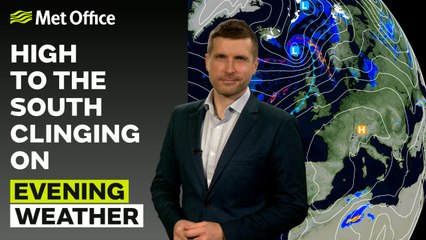 Met Office Evening Weather Forecast 12/04/24 - Wet to the North, dry further South