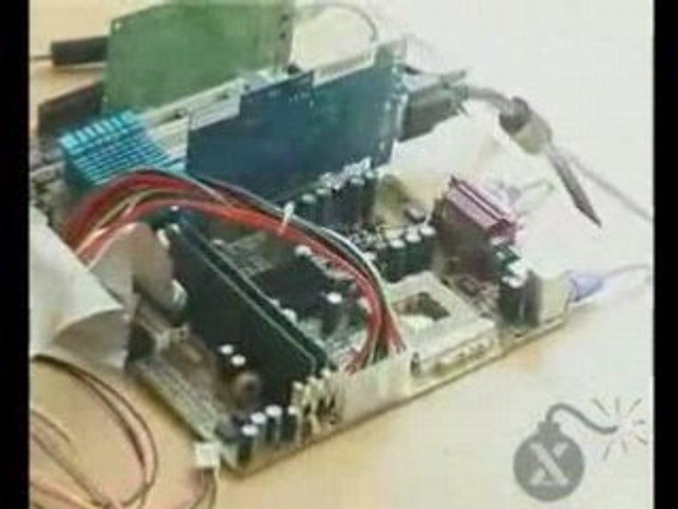 explosion d'un processeur