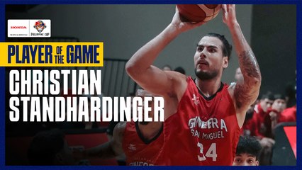 PBA Player of the Game Highlights: Christian Standhardinger carries Ginebra against Blackwater