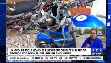 ¡Por andar sin casco! Motociclista pierde la vida tras accidentarse en Choluteca