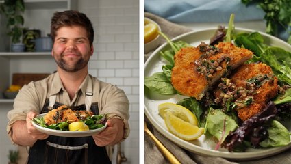 How to Make Crispy Chicken Schnitzel with Herb-Brown Butter
