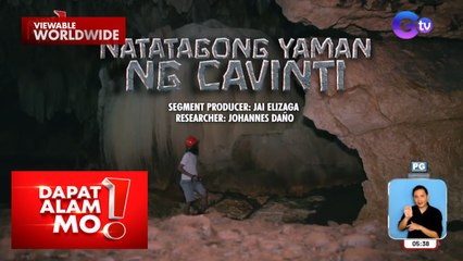 Natatagong ganda ng Cavinti Cave, silipin | Dapat Alam Mo!