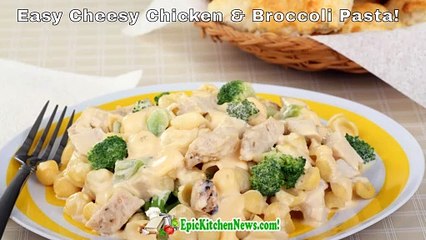 Easy Cheesy Broccoli Chicken Pasta (One-Pot Meal)!