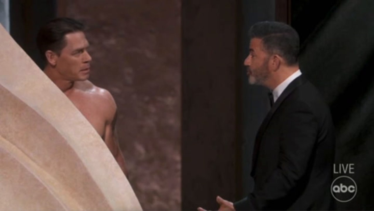 How John Cena Pulled Off Being ‘Naked’ Onstage At The Oscars